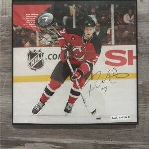 Autographed Hockey Player Photo
